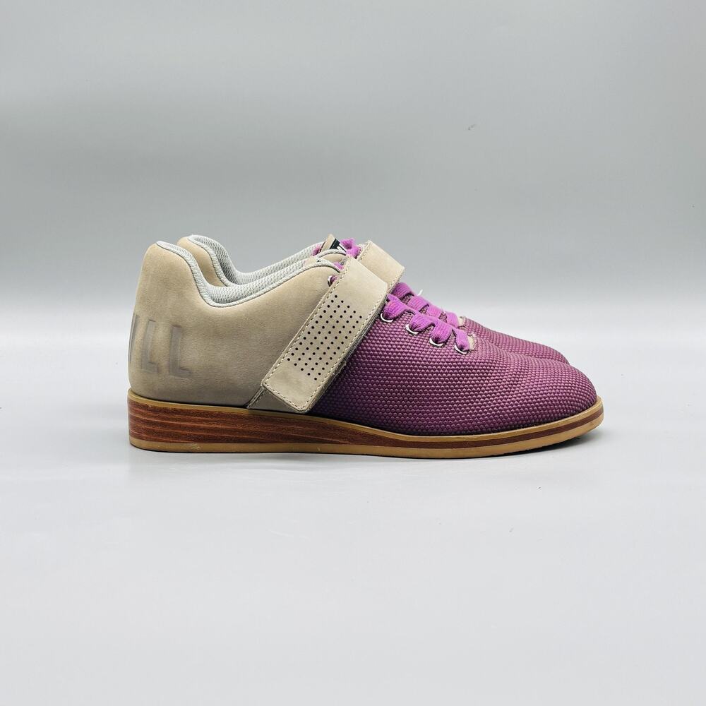 NOBULL Shoes Mens 7 Womens 9.5 Purple Mesh Lifter Strap Weightlifting Sneakers